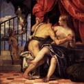 venus and mars with cupid and a horse